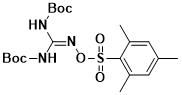N, N'-di-Boc-N''-[(mesitylsulfonyl)oxy] guanidine