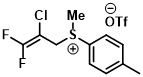 (2-Chloro-3,3-difluoroallyl)(methyl)(p-tolyl)sulfonium trifluoromethanesulfonate