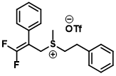 (3,3-Difluoro-2-phenylallyl)(methyl)(phenethyl)sulfonium trifluoromethanesulfonate