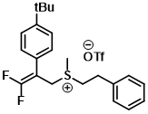 (2-(4-(tert-butyl)phenyl)-3,3-Difluoroallyl)(methyl)(phenethyl)-sulfonium trifluoromethanesulfonate