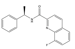 (R)-8-fluoro-N-(1-phenylethyl)quinoline-2-carboxamide