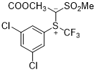 Trifluoromethyl-(3,5-dichloro)phenyl methylsulfonyl carbomethoxy